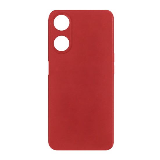 Silicone Case with Camera Shield for Oppo A78 4g Red Silicone Case with Camera Shield for Oppo A78 4g Red